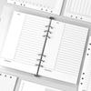 Dot A5 A6 A7 To Do List Notebook Refill Paper Refill Binder Inside Page Loose Leaf Inner Page