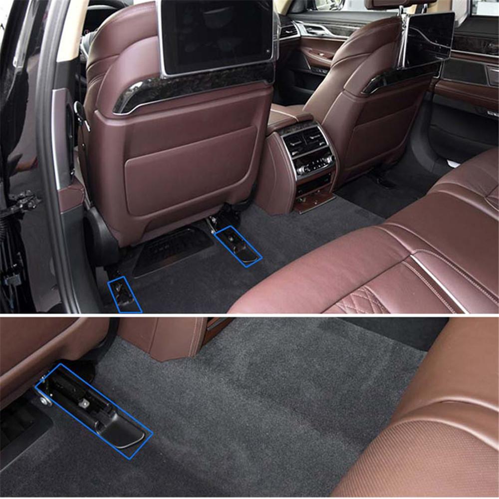 LHD RHD Upgraded Interior Car Seat Sliding Track Rail Cover Replacement For BMW 5 Series G30 G31 G38 2016 2017 2018 2019 2020
