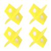 200Pcs DIY Tile Leveling System Kit Floor Wall Ceramic Tile Paving Tools Building Supply Yellow