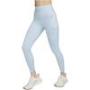 Nike Спортивные брюки Trail Go Letter Print Quick-Dry с высокой талией и карманами, женские, светло-синие, в стиле милитари, FN2665-440