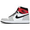 Air 1 Retro High OG Smoke Grey Мужские кроссовки Белый Черный Светло-Дымчато-Серый 555088-126