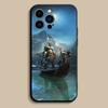 Игровой чехол для телефона G-God of W-War Для iPhone 17,16,15,14,13,12,11,Pro,Max,Plus,E,SE4,Air,Mini Черный Мягкий Чехол