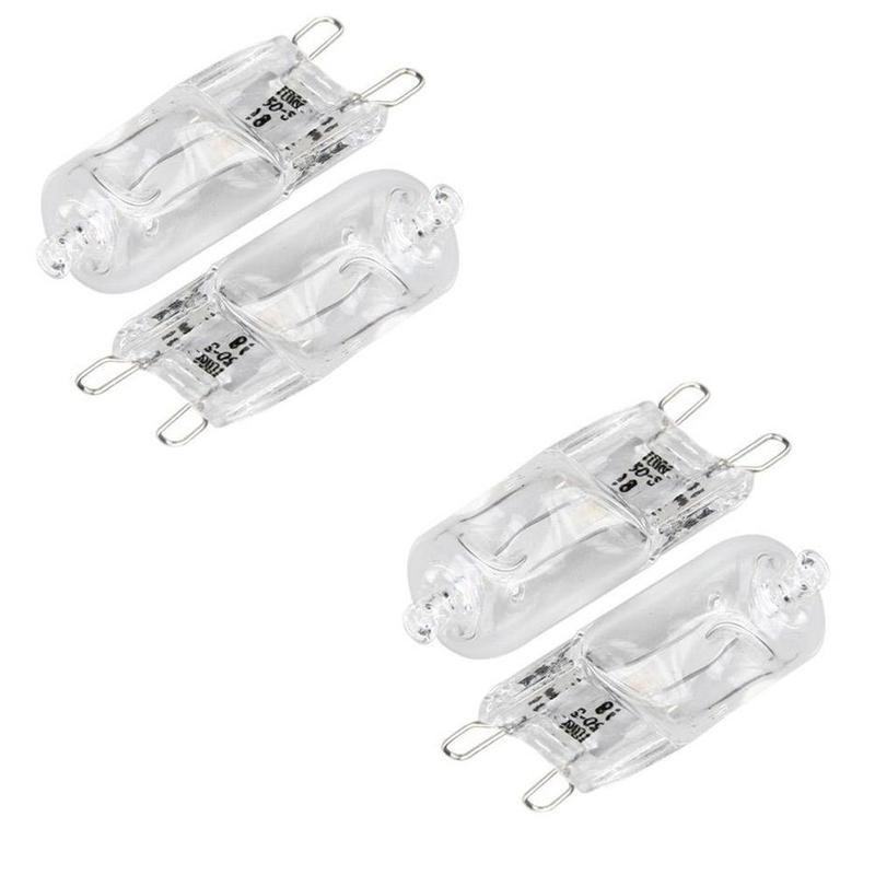 Новинка, 5 шт., суперяркая галогенная лампа G9, 40 Вт, галогенная G9, 110 В/220 В, 2800 К, теплый белый, прозрачный галоген для помещений