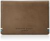 Визитница Katharine Hamnett London VEGA из премиальной японской коровьей кожи, античный органический держатель, кожа, стиль, хлопок, 490-52101, коричневый,