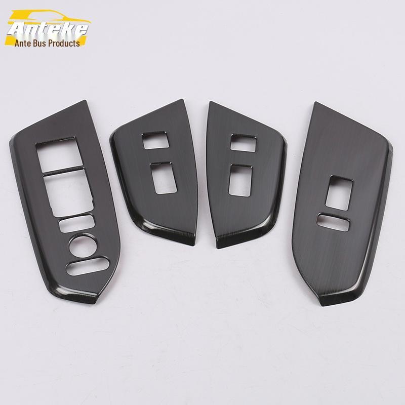 Decorative Glass Lift Frame for 17 CRV Door Armrest with Bright Button