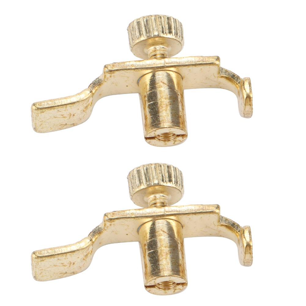 2PCS Metal String Tune Adjuster Golden Color Cello Tuner For String Instruments