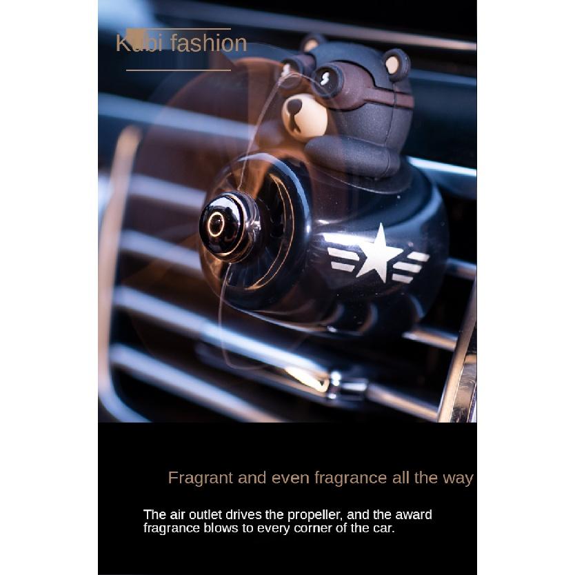 Новый стиль Маленький Медведь Пилот Автомобильный Освежитель Воздуха Духи Автомобильный Интерьер Духи Клип Аромат Орнамент Автомобиля