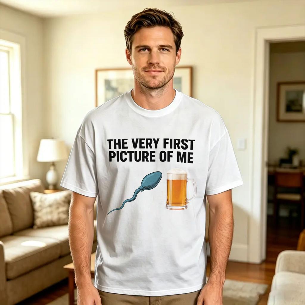 Unisex Tshirt The Very First Picture Of Me Tshirts Novelty Summer Tees Aesthetic Cotton Clothes Gift Idea
