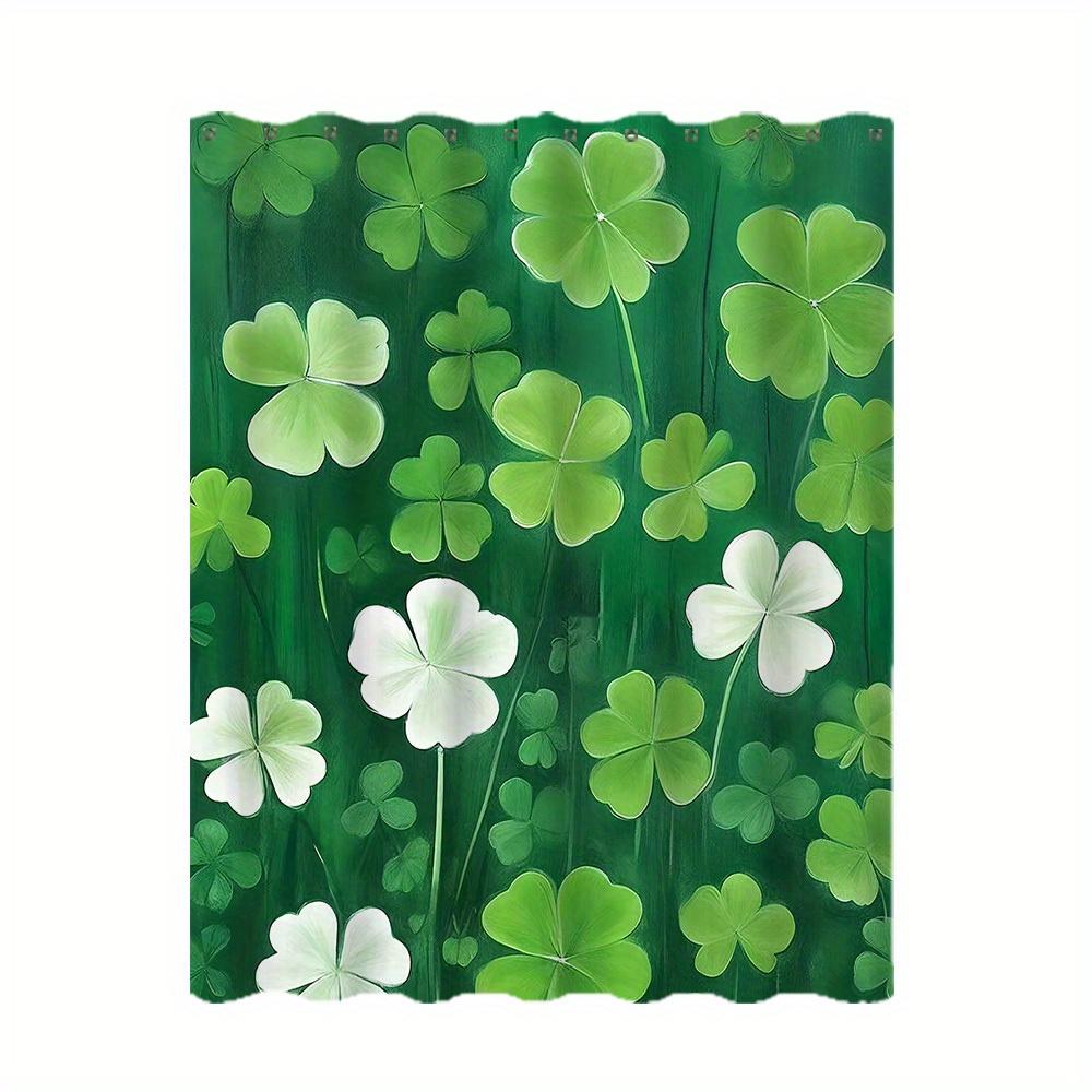 1pc Elegant Floral Butterfly Shower Curtain Multiple Plant Design Perfect Bathroom Decorative Bathroom Shower Curtain