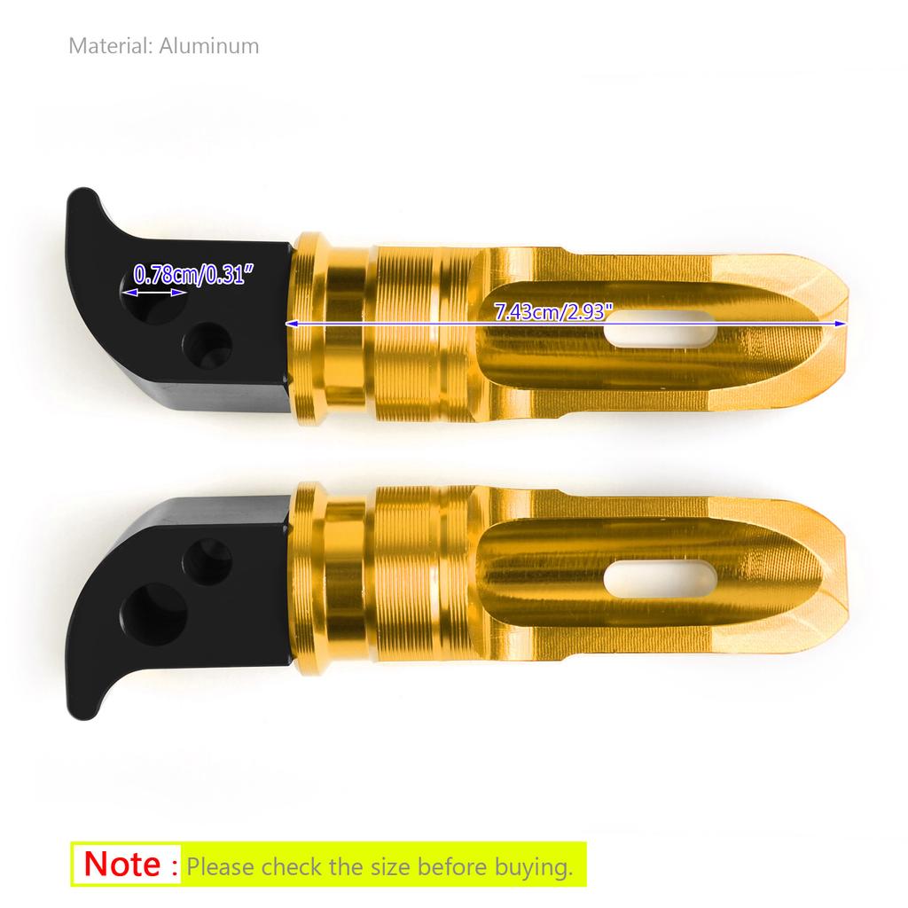 Задние подножки для YAMAHA MT-10 FZ-10 MT-09 FZ-09 MT-07 FZ-07 YZF R3 R25