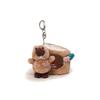 Marmots Cute Cartoon Plush Keychain Material Children Bag Decoration Doll Gift