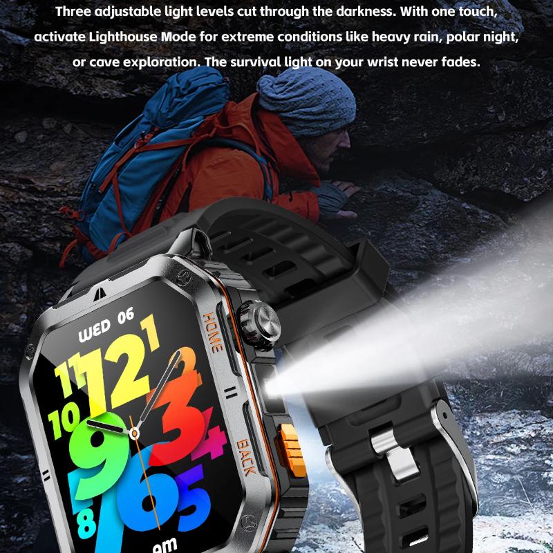 2025 New 1000mAh Battery, High-Definition AMOLED Screen, IP68 Waterproof And Bluetooth Call Are Suitable For Android Smartwatches
