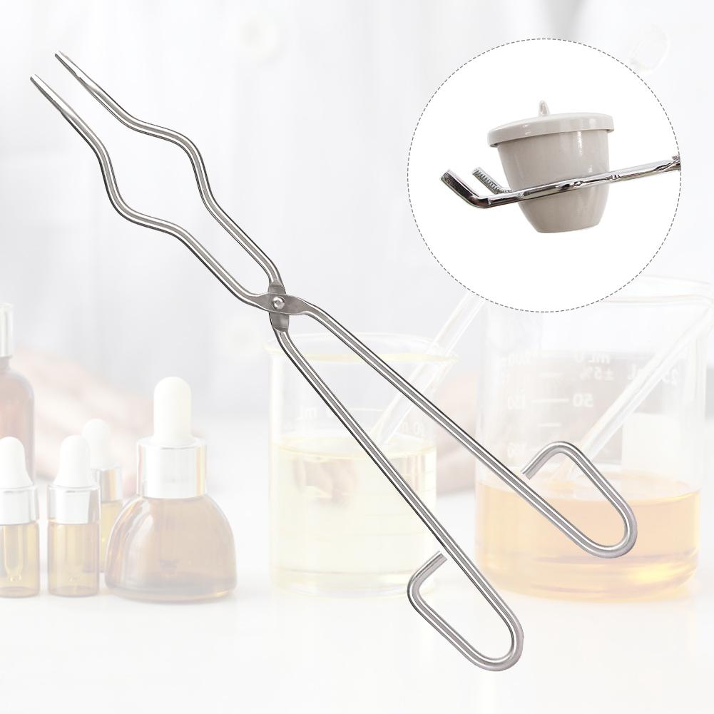 40cm Crucible Tongs Metal Laboratory Supplies Stainless Steel Beaker Holding Clamp
