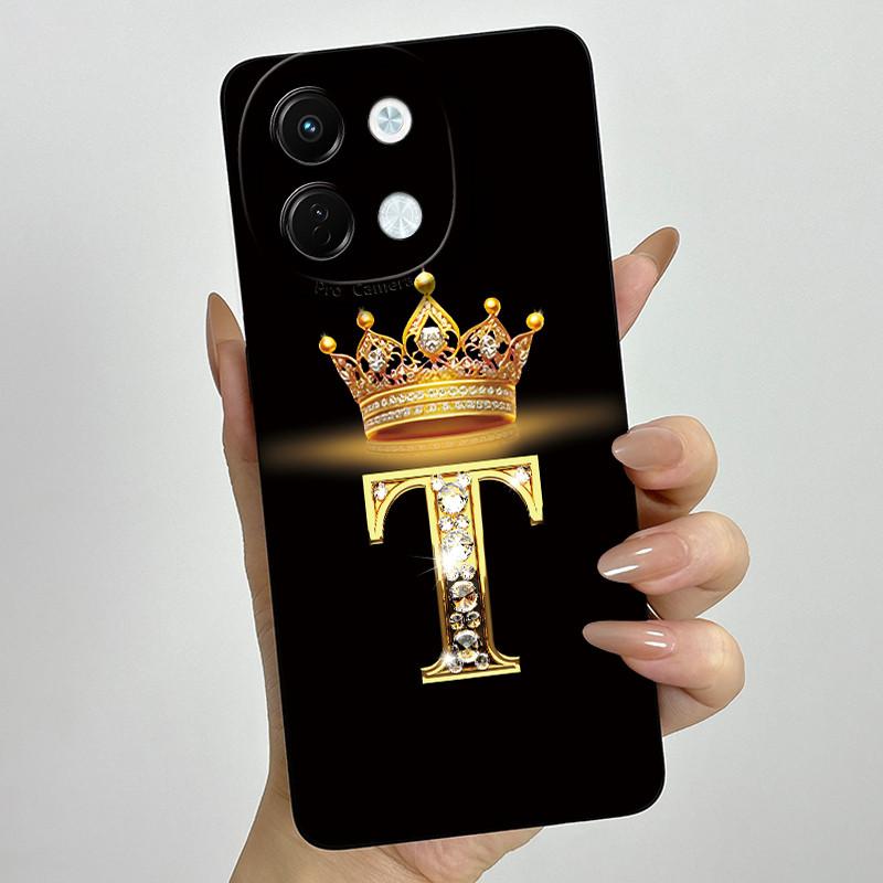 Чехол для Tecno Spark 30 5G KL8 Чехол для телефона Буквы Короны Мягкий Силикон Funda для Tecno Spark 30 5G Задняя крышка Spark30 5G Бампер