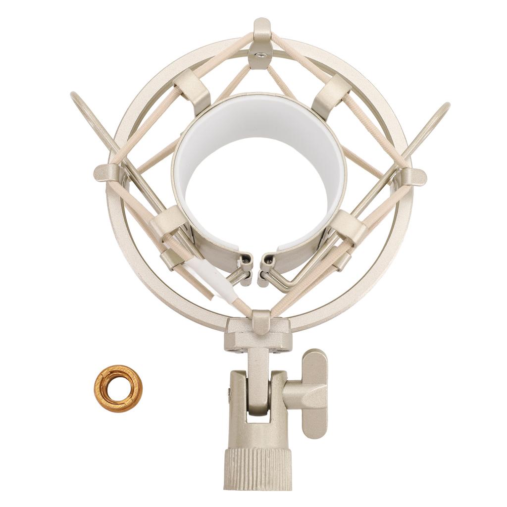 Microphone Shock Mount ABS Anti Vibration Mic Holder with 58 To 38 Conversion Nut for Diameter