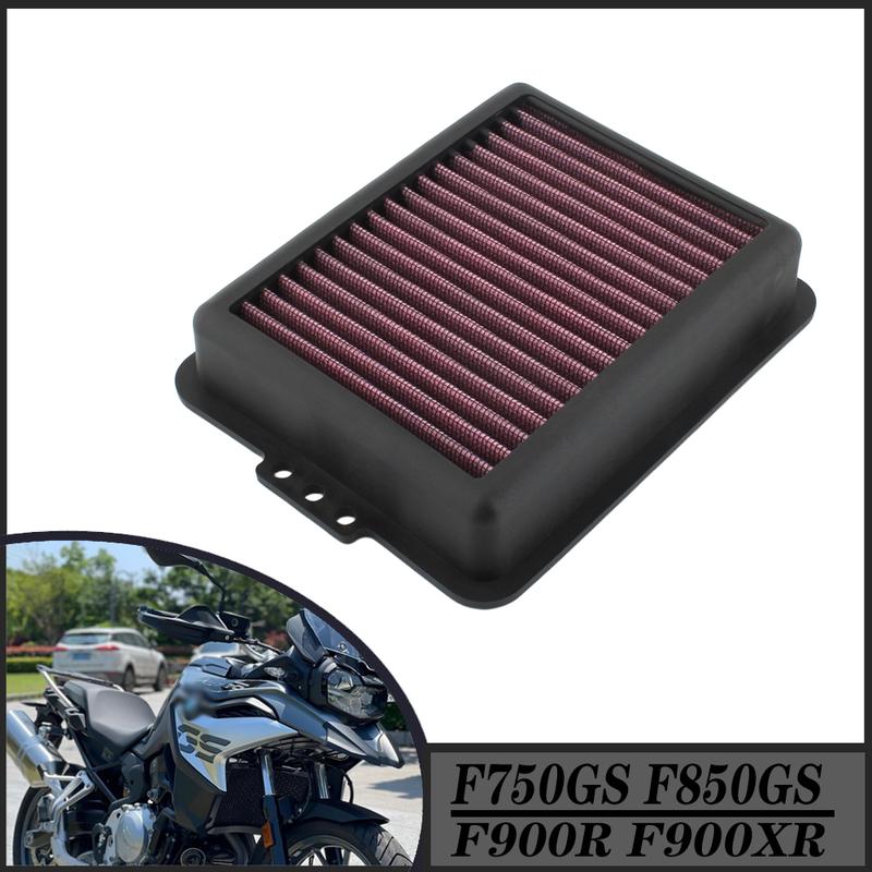 For BMW F750GS F850GS F900R F900XR  Motorcycle Washable Air Filter Replaceable BM-8518 HFA7801 13728561572 Air Intake Filter