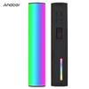 Andoer W200RGB Портативный светодиодный светильник для видеосъемки, перезаряжаемый заполняющий свет RGB, 2500–9000K, с регулируемой яркостью 20