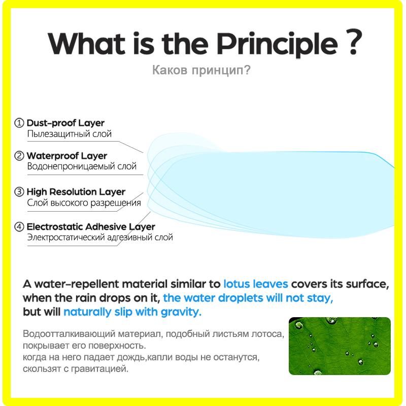 Full Cover Anti Fog Rainproof Film for Toyota Rav4 XA40 2013~2018 RAV 4 40 Car Rearview Mirror Protective Film Accessories