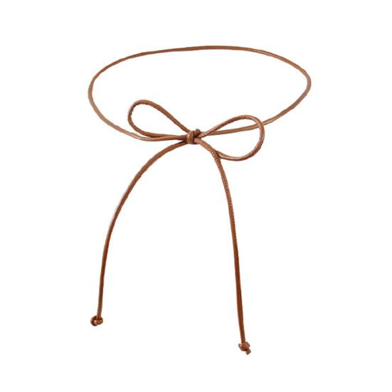 Женский ремень Имитация Тонкий ремень Пальто Пояс Повседневный Офисный Платья Рубашки Свитера Кожа Износостойкий