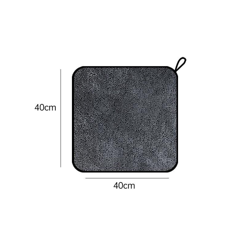 High-Density Coral Water-Absorbent Car Wash Towel – Soft, Thick, Double-Sided, Large Size.