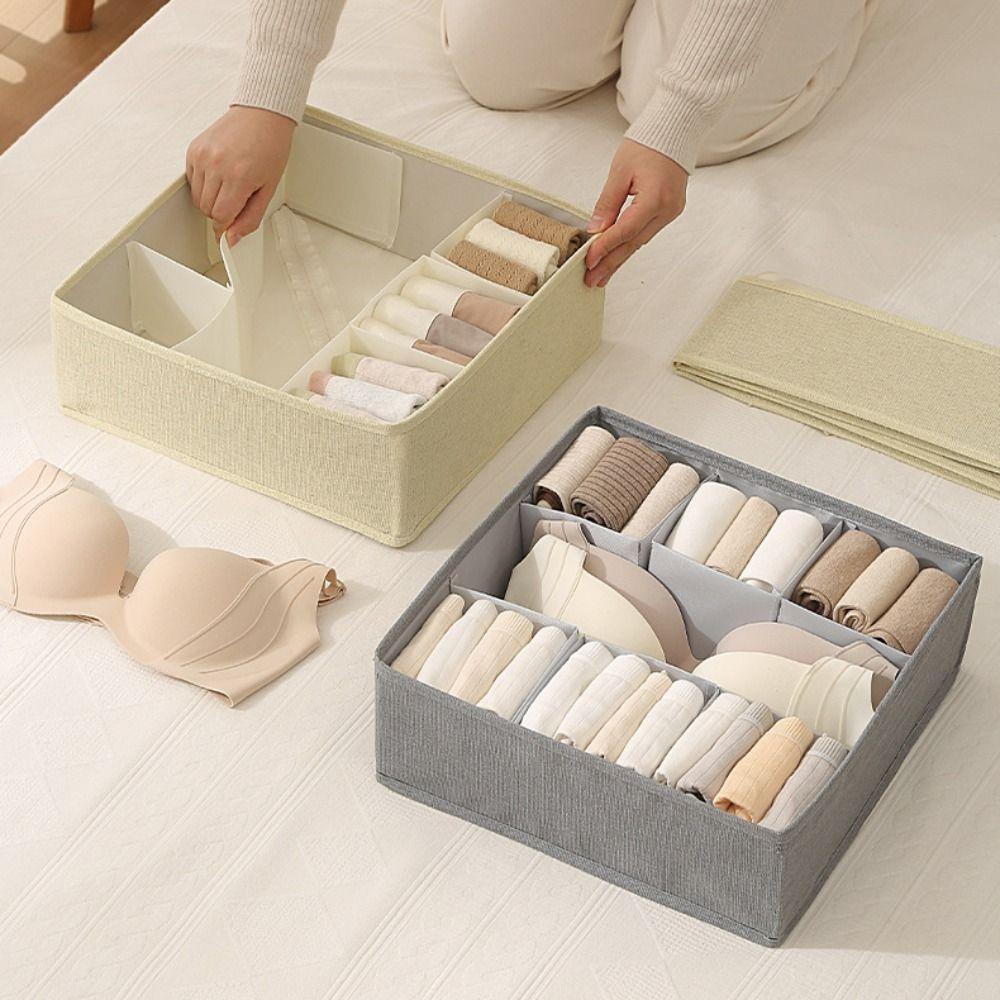 Dustproof Bra Storage Case Foldable Wardrobe Socks Organizer Convenient Underwear Storage Box Home