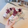 2025 Spring New Classmates Boys Light Breathable Sports Running Shoes Korean Version Fashionable Versatile Girls Dad Shoes