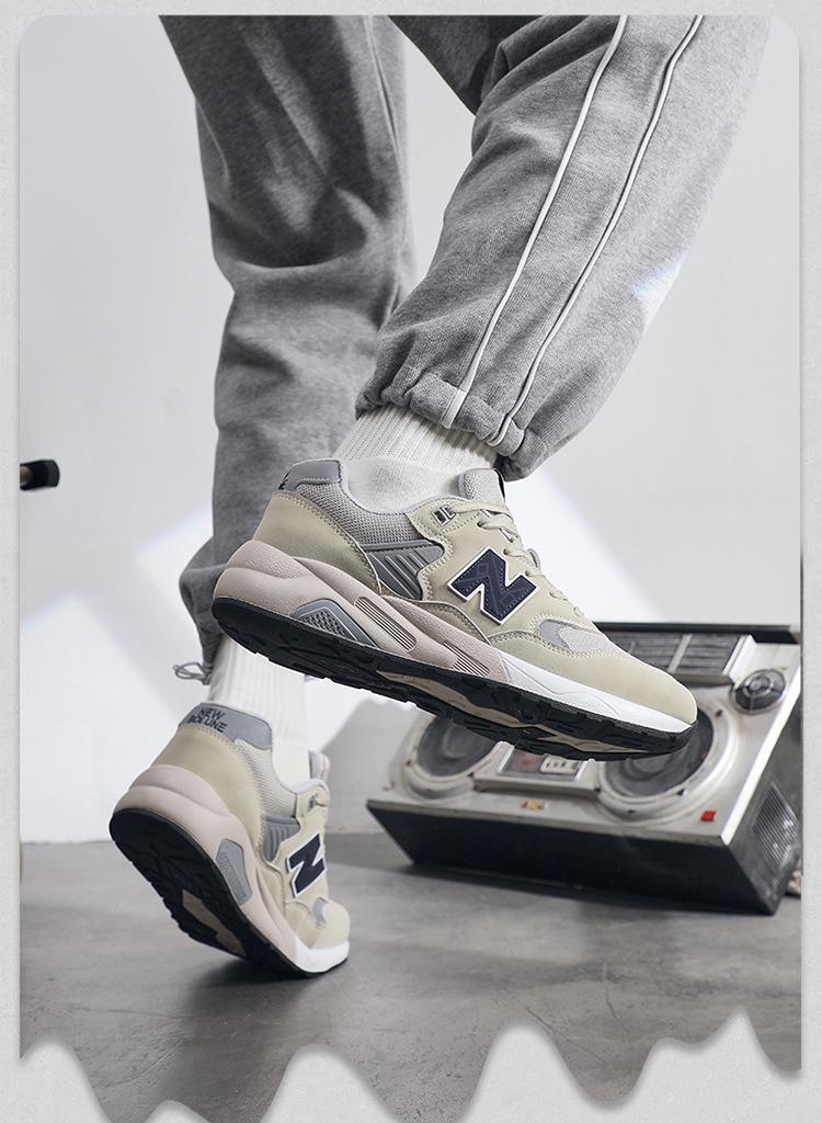 Мужские ретро-кроссовки для бега и повседневной носки New Balance NB580 - Крутые, Универсальные, Модные Кроссовки