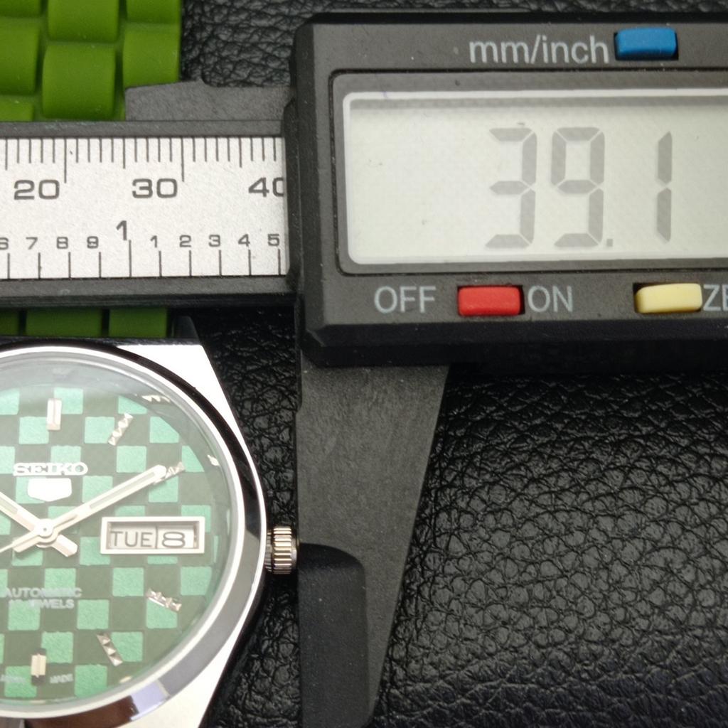 АВТОМАТИЧЕСКИЕ SEIKO 5 JAPAN МУЖСКИЕ 6309A ВОССТАНОВЛЕННЫЕ ЗЕЛЕНЫЙ ЦВЕТ ЦИФЕРБЛАТ ЧАСЫ a440214-4
