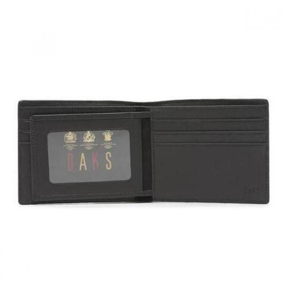 Daks Brown Dd Logo Matte Leather Wallet W3 dbwa3e368W3
