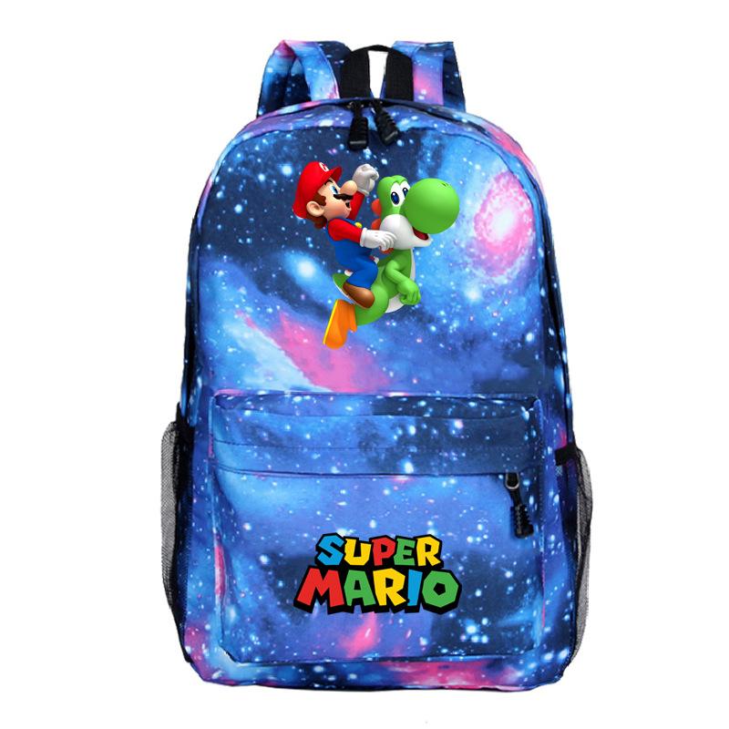 Peripheral Backpack Animation Cartoon Game Schoolbag Creative Pattern Heat Transfer Backpack