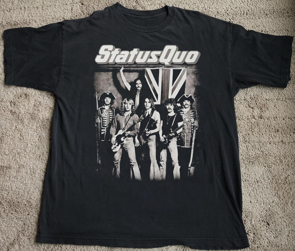 Status Quo Poster T-shirt Gift For Fan All Size S to 5XL S5597 Unisex T-Shirt