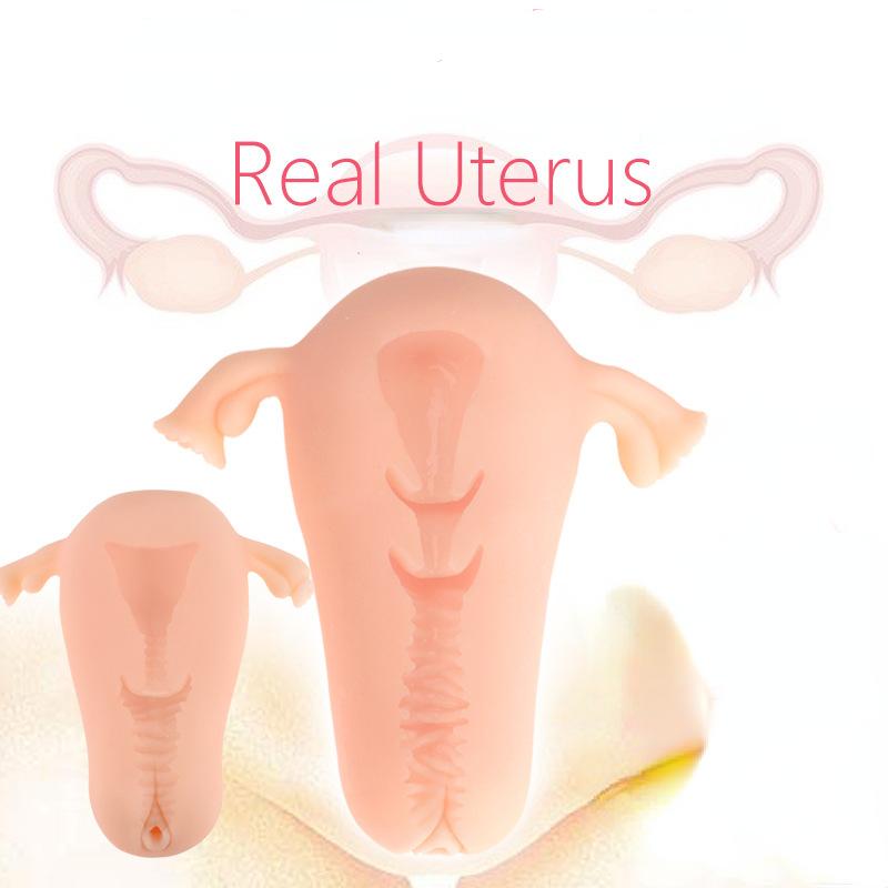 Мужской мастурбатор в форме матки, супер настоящая кожа, влагалище, маточная секс-игрушка для взрослых