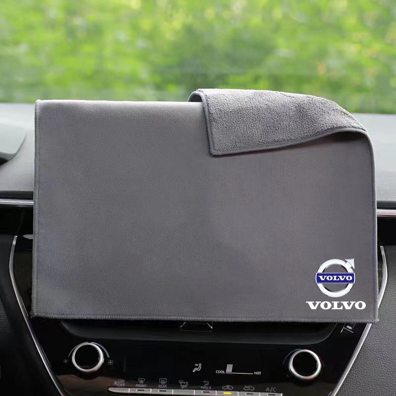 cvtwp8 Car Towel Double-sided Coral Fleece Auto Cleaning Cloth for Volvo xc60 s60 v40 v50 v60 s80 s40 c30 awd c70 s40 s60 s80 s90 v70