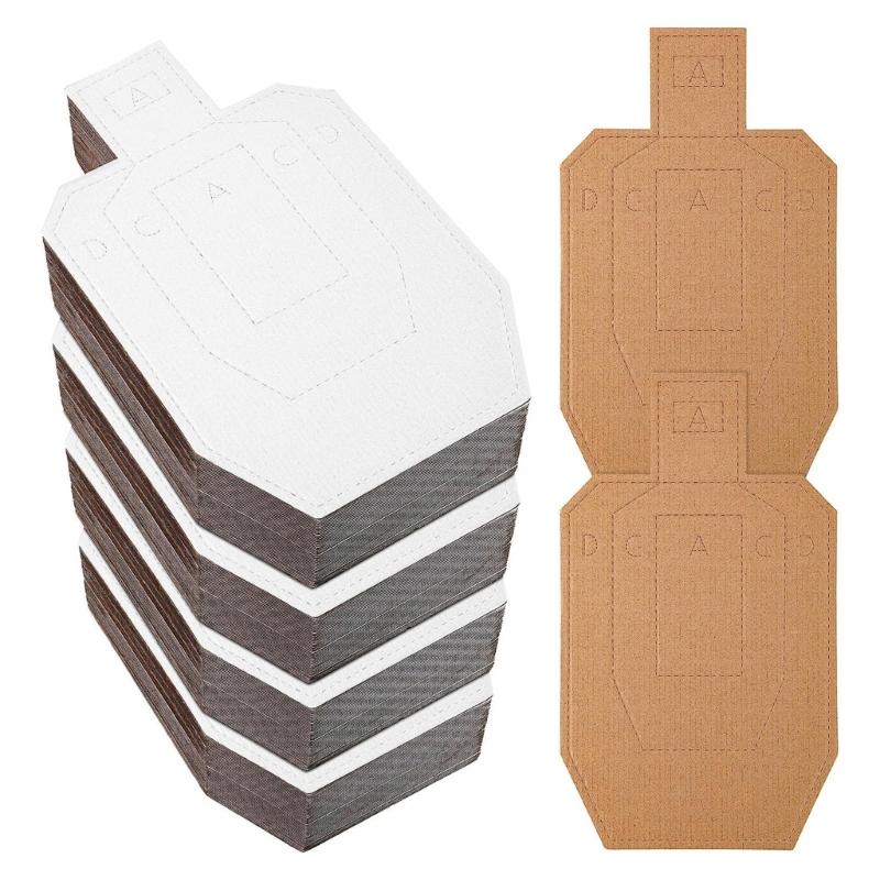 10pcs Paper Targets for Shooting Hunting Practice Shooting Practice Accessory