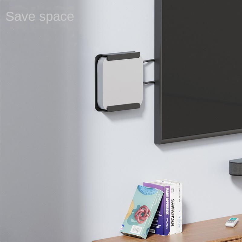 Aluminum Alloy Desktop Bracket for Mac Mini Protective Case Cooling Vertical Stand Holder Wall Mounted/Table Bottom Stander