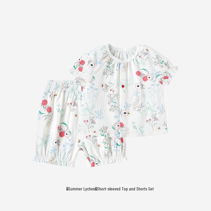 YEEHOO Kids' Cool-Touch Breathable Summer Pajamas & Home Wear Set