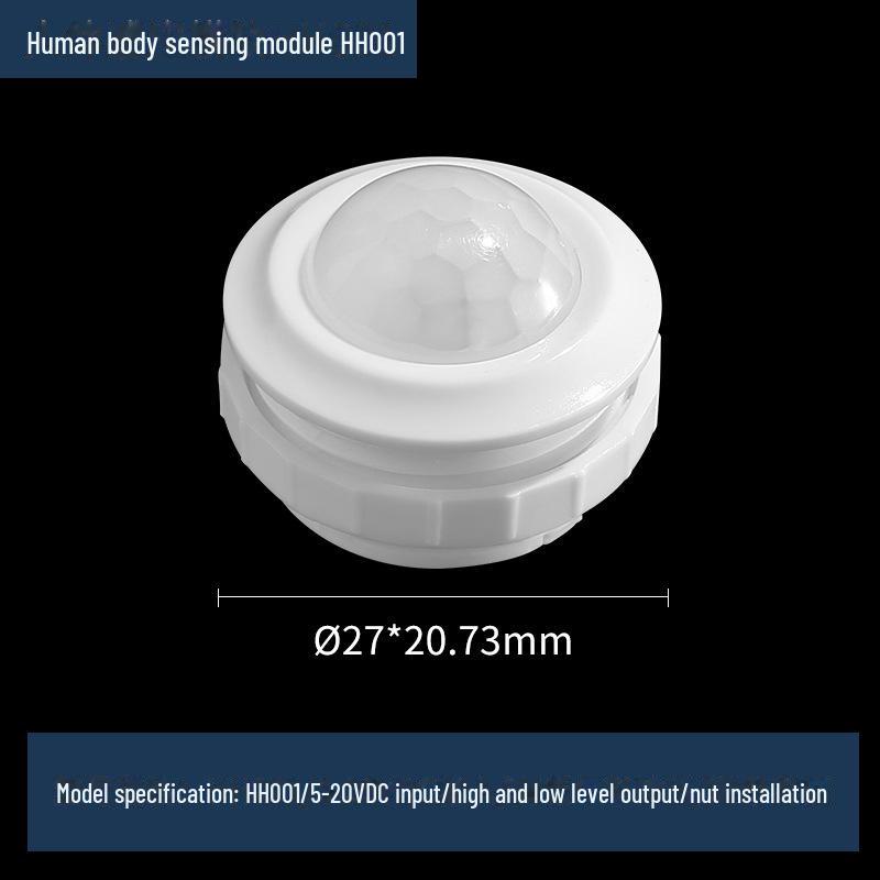 Smart Home Body Sensor Lighting Fixture with Microwave Radar, Infrared and Human Body Induction Technology.