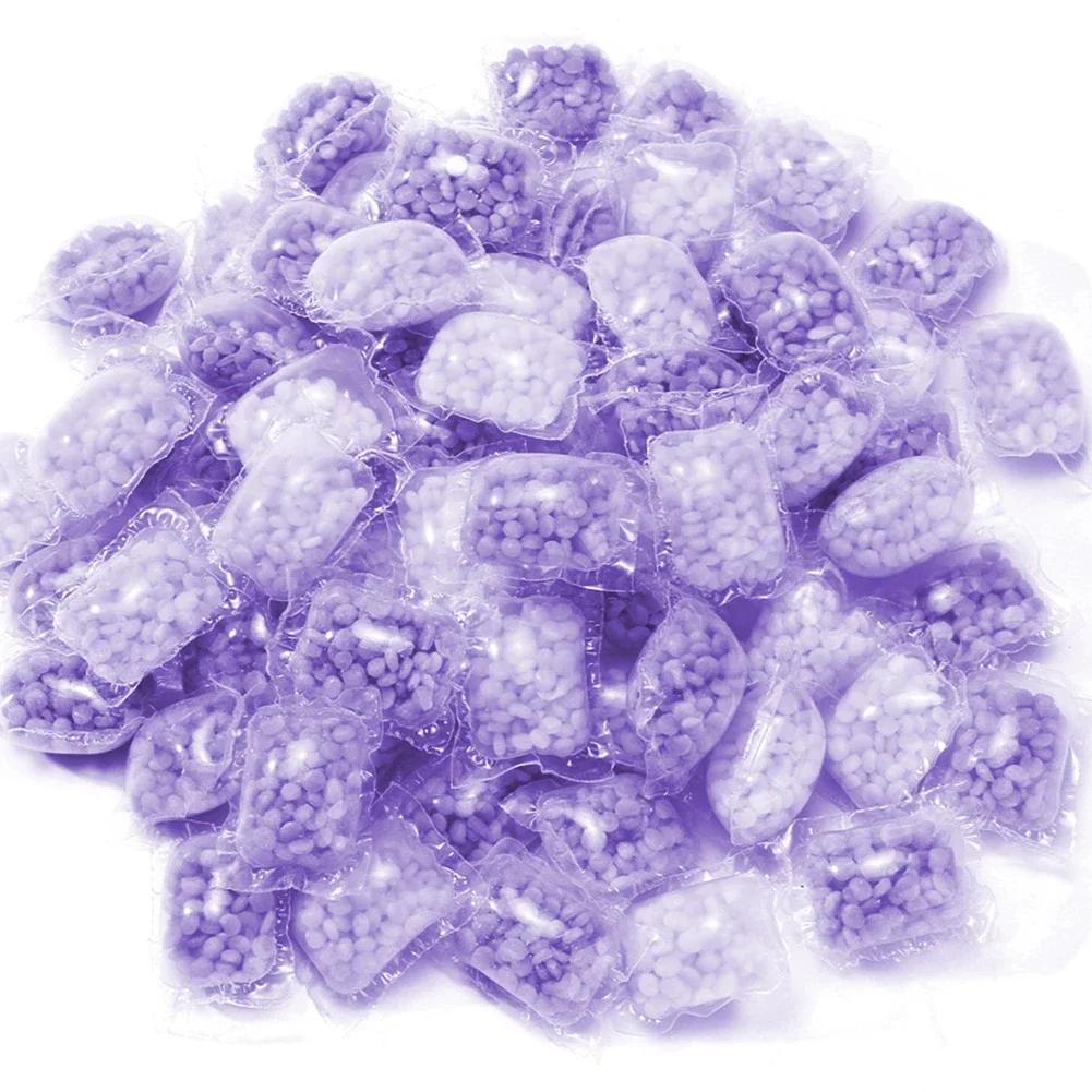 Laundry Diffuser Fragrance Bead 50pcs Scent Booster Bead Water Soluble Softener Household Cleaning Products Clothes Aromatherapy