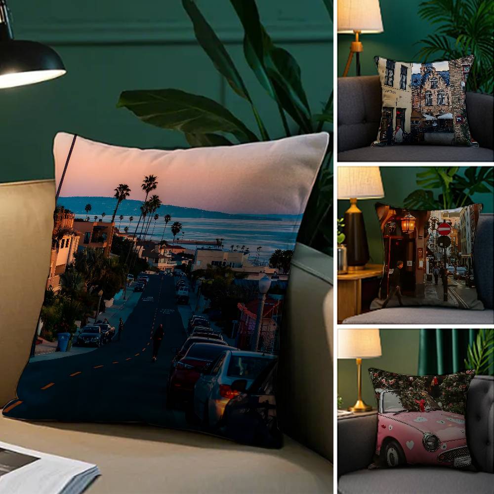 Мода Странствующий Манчестер Сити Наволочка Комфорт Диван-кровать Шелковистая элегантная Невидимая молния Декоративная наволочка