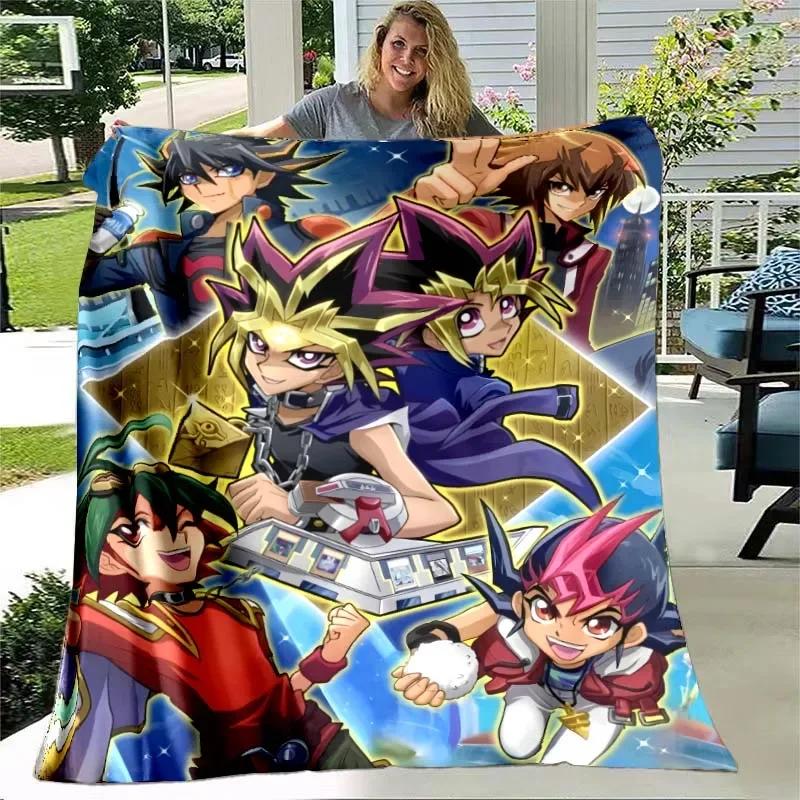 3D Аниме Yu Gi Oh Карточка Ю Ги О Плед Синий Глаз Белого Дракона Аниме Мультфильм Мягкий Плюшевый Плед Покрывало для Спальни Домашний Декор