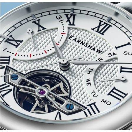 Автоматические ретроградные скелетонные наручные часы Earnshaw ES-8169-04