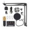 BM-800 bluetooth Конденсаторный микрофонный комплект Студийный фильтр Стойка-пантограф