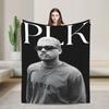 PLK Французский рэпер Фото-плед Супермягкий Забавный Плюшевый плед для домашнего декора Путешествия на самолете Фланелевое покрывало Постельное покрывало