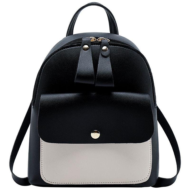 Sophisticated Mini Rucksack Handbag For Women And Girls In Soft Pu Leather