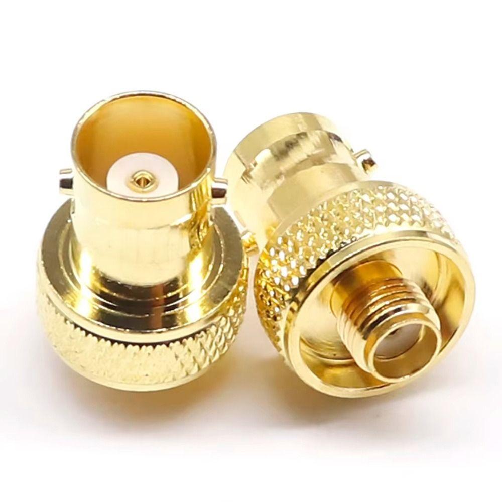 1/2Pcs Gold Silver Black RF Coaxial Adapter for Walkie Talkie Antenna Motorola Interphone