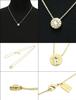 Outlet Necklace Accessories Open Circle Stone Pendant for Women 54514 Gold [Coach] (3) [Used]