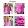 European and American Style Halter Neck Seamless Beauty Back Push-Up Sports Bra for Women, Shockproof Quick-Dry Yoga Vest, Running Bra for Outerwear
