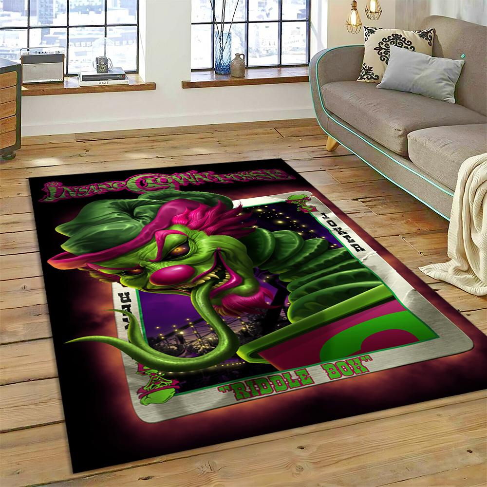 Insane Clown Posse Icp Джагло Рэп Метал Ковер Коврик для Спальни Гостиной Дома Декорация для Дивана, Детский Большой Декор Напольный Коврик