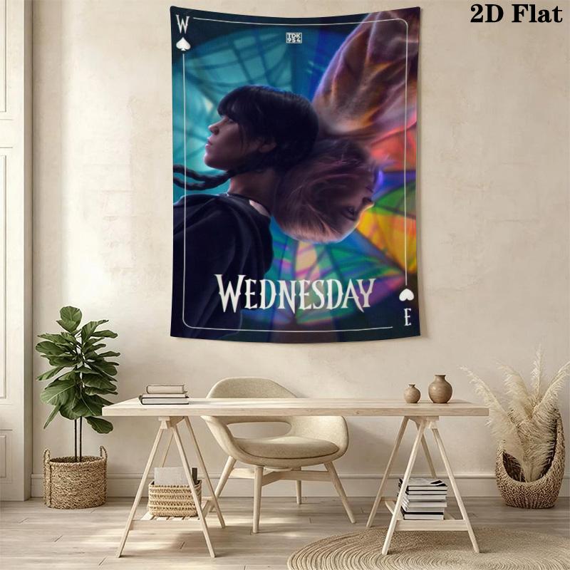 Wednesday Addams Moonlit Mystery Bedding 1 Duvet Cover 2 Pillowcase Without Core Christmas Birthday Gift Bedding Set
