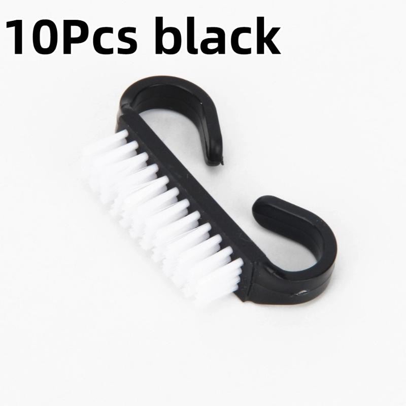 10/20 шт. Щетка для чистки ногтей, Пластиковая, Мягкая, Удаляет пыль, Уход за пальцами, Гель, Маникюр, Педикюр, Инструмент, Кисти для макияжа, Скрабирование